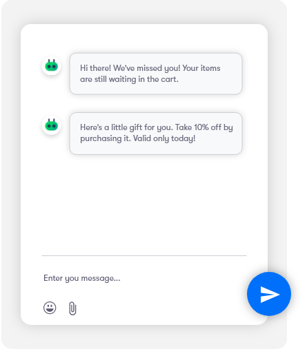 Remind Returning Customers