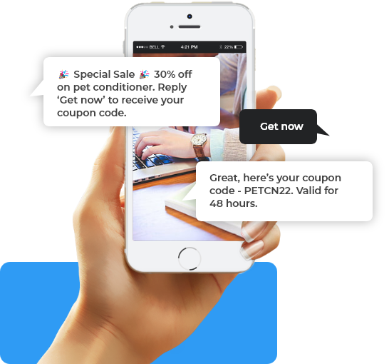 Send Redeemable Coupon Codes or Location-Based Offers