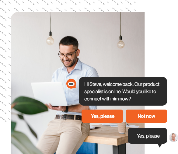 SUPPORT YOUR B2B 
CLIENTS IN REAL-TIME