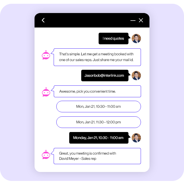 The ultimate booking convenience